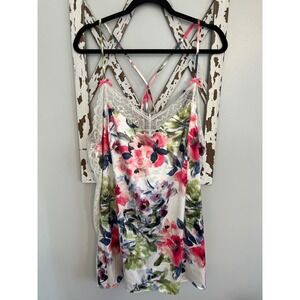 Cacique Satin Lace‎ Floral Lingerie Plus Size 22/24 NWT